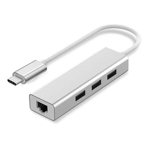 هاب تایپ سی به USB 3.0/ Ethernet